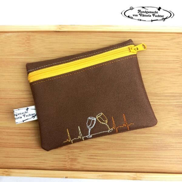 Geldbeutel Sektgläser