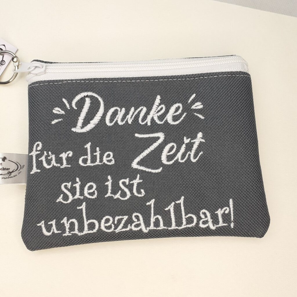 Geldbeutel Danke Zeit