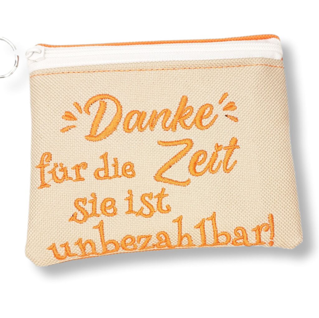 Geldbeutel Danke Zeit