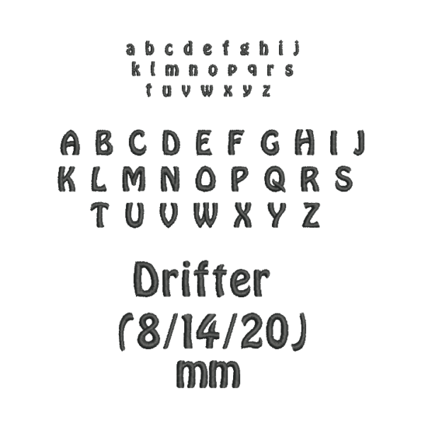 Text in Drifter