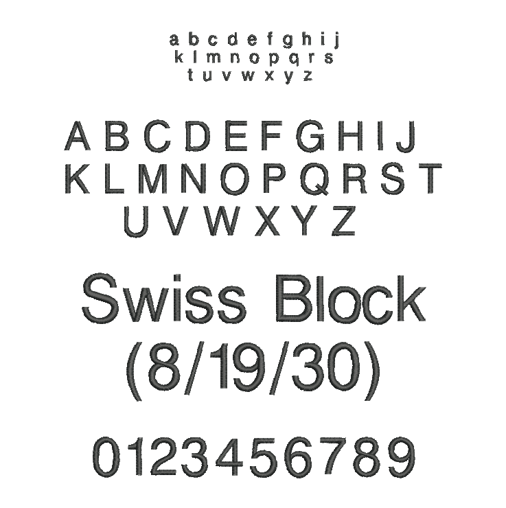 Text in Swiss Block – Bild 1