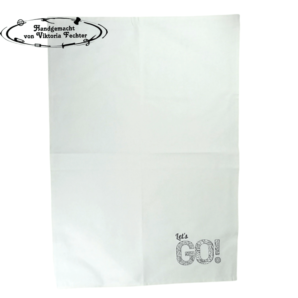 Geschirrtuch - Let`s GO