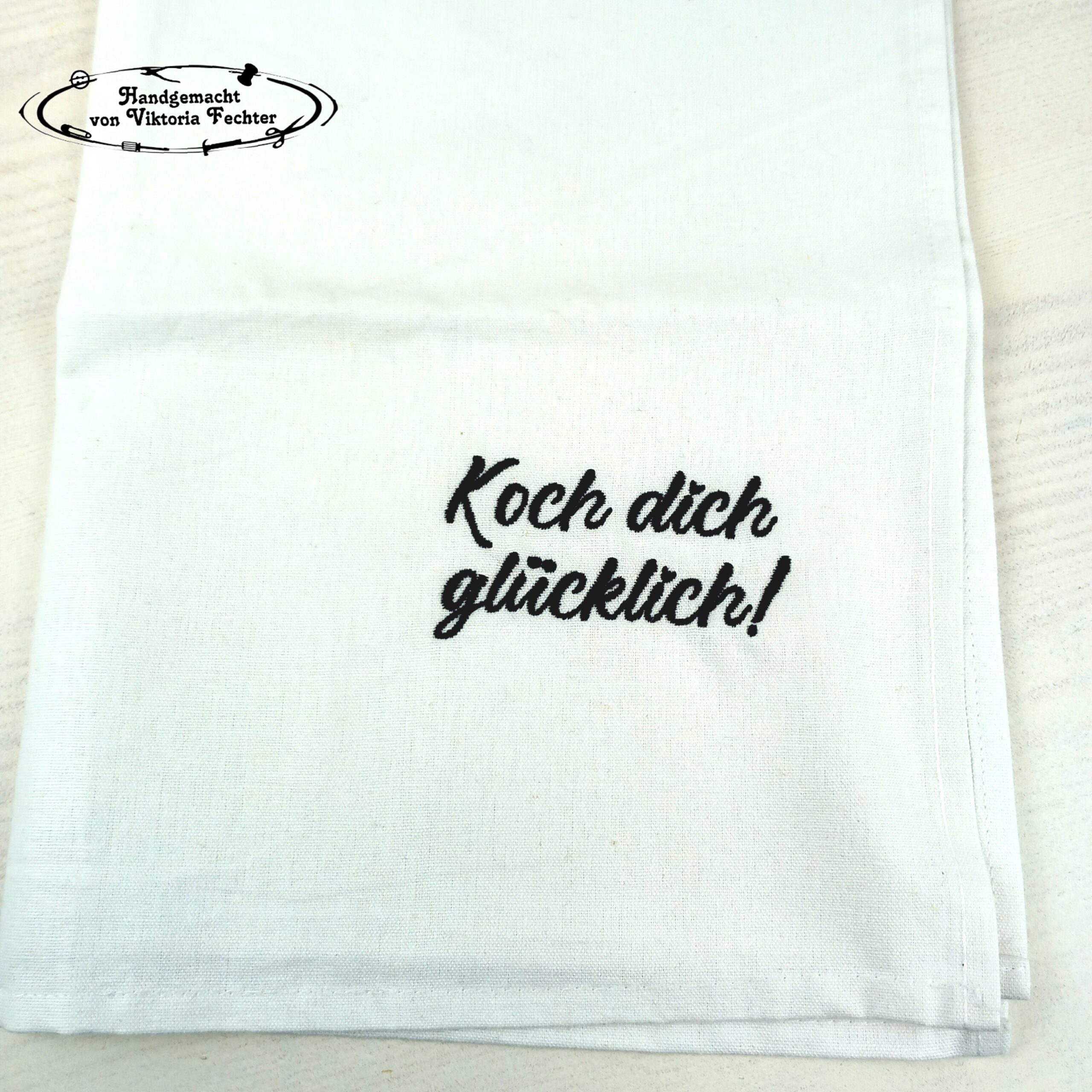 Geschirrtuch - Glücklich – Bild 1