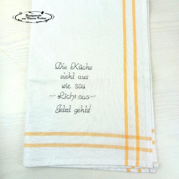 Geschirrtuch - Licht aus 2