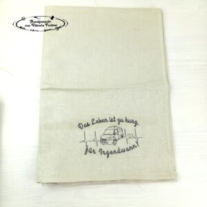 Geschirrtuch - Camper - beige