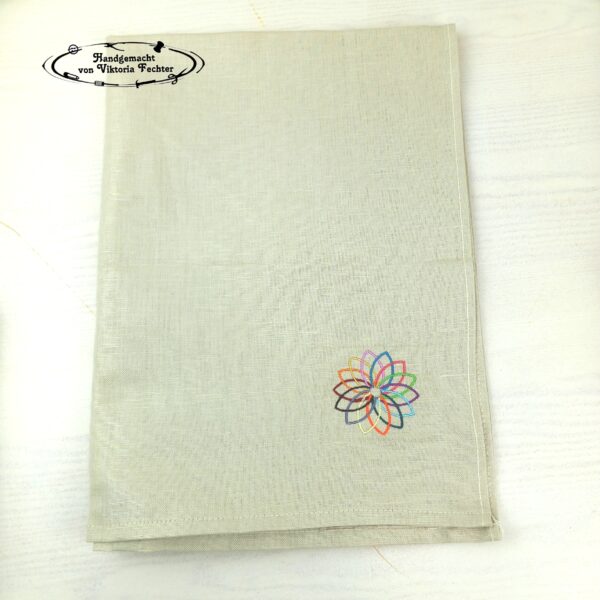 Geschirrtuch - Mandala - beige