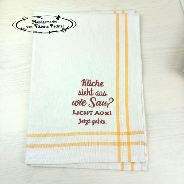 Geschirrtuch - Licht aus
