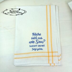 Geschirrtuch - Licht aus