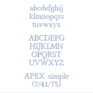 Text in Apex Höhe: 2 cm – Bild 8