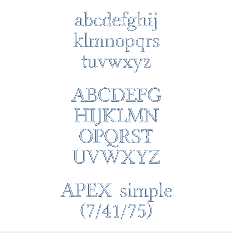 Text in Apex Höhe: 2 cm – Bild 8