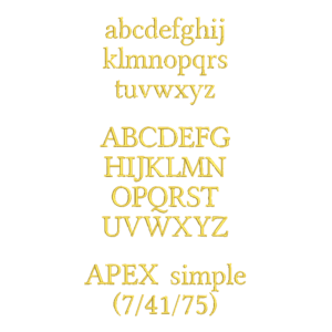 Text in Apex Höhe: 2 cm – Bild 2