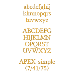 Text in Apex Höhe: 2 cm – Bild 3