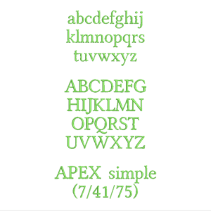 Text in Apex Höhe: 2 cm – Bild 6