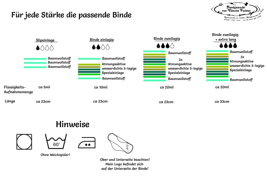 Stoffbinde zweilagig – Bild 2