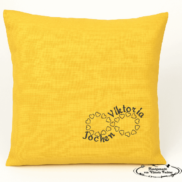 Stick- unendliches Herz + Namen