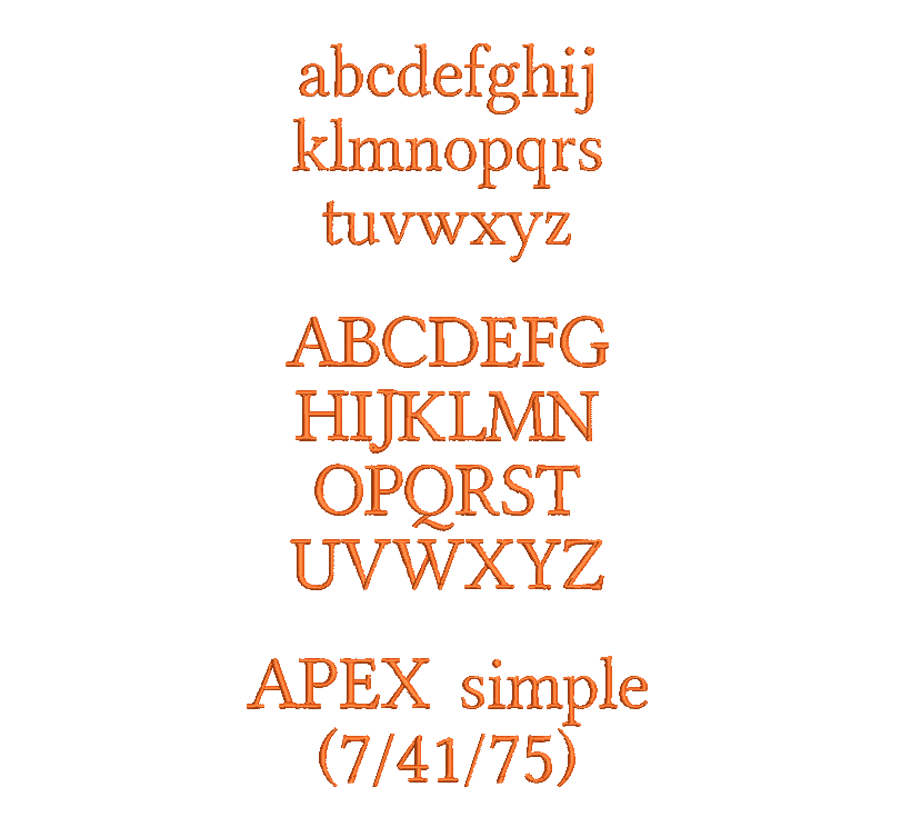 Text in Apex Höhe: 2 cm – Bild 10