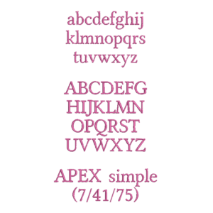 Text in Apex Höhe: 2 cm – Bild 11