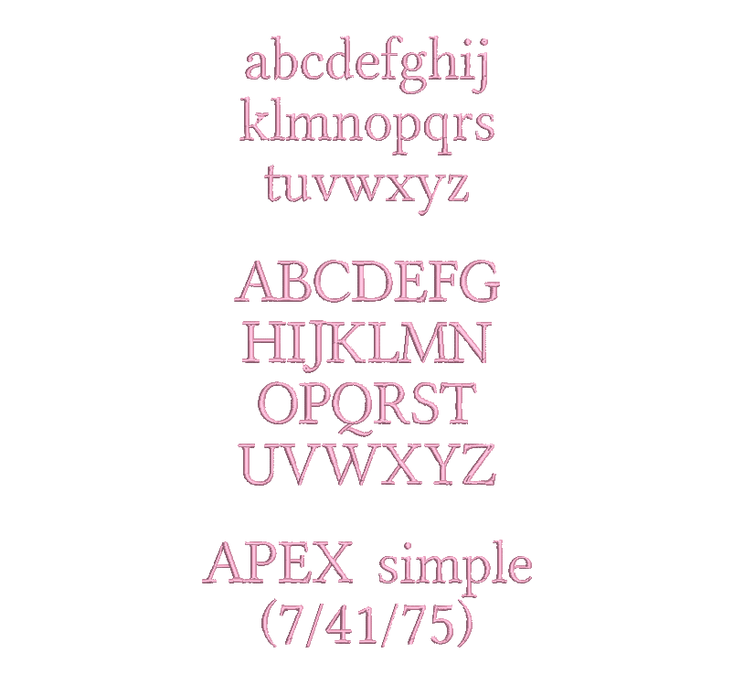 Text in Apex Höhe: 2 cm – Bild 12