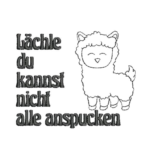 Lama+Spruch