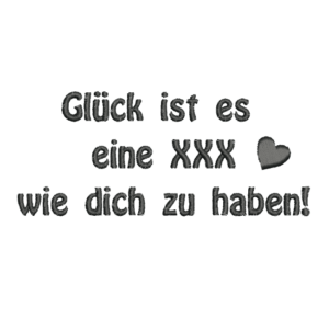 Glück ist ...