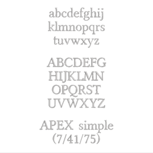 Text in Apex Höhe: 2 cm – Bild 15