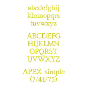 Text in Apex Höhe: 2 cm – Bild 16